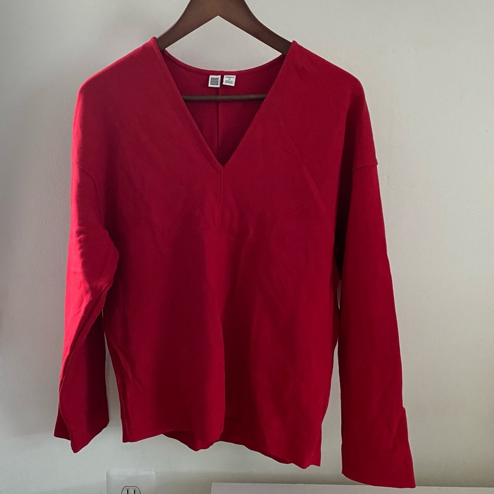 Uniqlo U Red Sweater